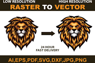 redesign  redo logo  image convert  to vec to high resolution  transparent