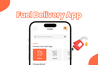 create fuel, gas, oil delivery app, gas station app like booster fuels