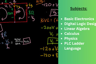 be your math physics science digital design basic electronics tutor all grades