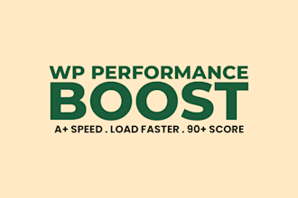 boost wordpress website speed and performance