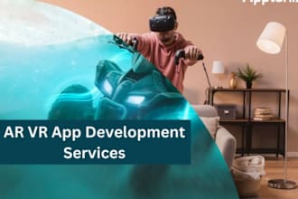 create ar vr xr app, visualization app, mobile ar vr xr games, 3d animation app
