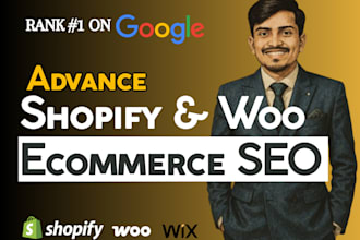 rank shopify woocommerce wix store advance ecommerce seo ai geo optimization