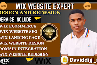 create wix website design wix speed redesign wix developer wix  landing page