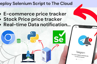 deploy any selenium script to the cloud