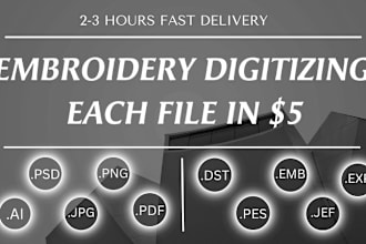 do machine embroidery digitizing logo patch monogram text cap convert to dst emb