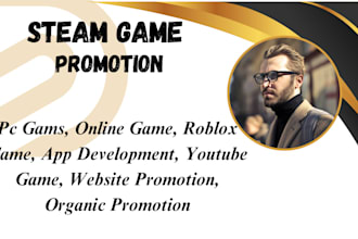 do steam game promotion, steam game marketing roblox game, roblox game promotion