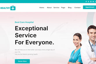 design healthcare staffing website, staffing agency website