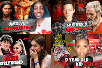 create true crime, bodycam, police, youtube thumbnail
