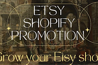 set up klaviyo to promote etsy shop, shopify sales, ebay, promotion any store