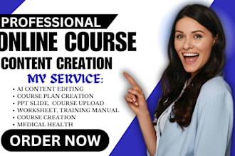 create learndash lms online course content, medical, ai editing, course creation