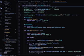 expert blender python scripts