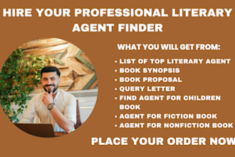 find literary agent for children story book query fiction and non fiction book