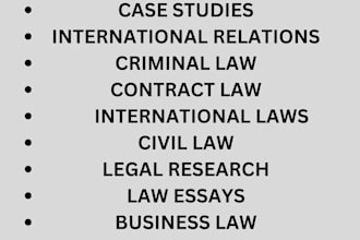 handle UK law assignments and legal writing