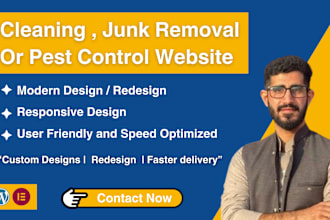 do cleaning and pest control website development