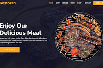 food catering website, catering website, food truck website, catering website