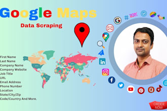 do google map scraping, business emails, lead generation
