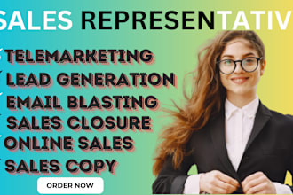 be your sales representative