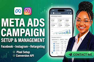 set up meta ads facebook ads campaign, meta ads manager fb ig meta ads expert