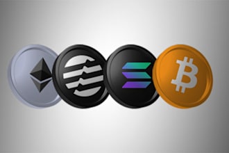 design a 3d custom crypto coin for your cryptocurrency or nft project