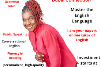 train dubai nationals to master speaking and writing english