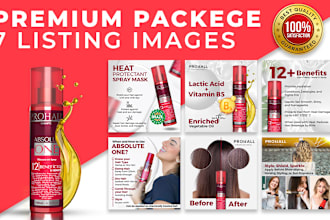 design stunning amazon listing pictures product infographic or lifestyle