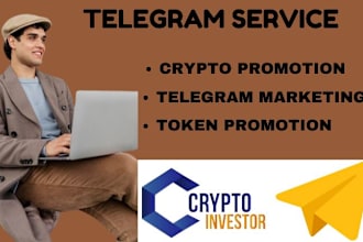 skyrocket crypto telegram promotion community management to nft real token users