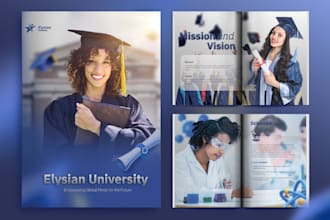 design impressiv company profile or business brochure, annual report, proposal