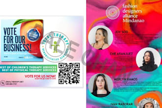 design any kinds of brochures for your needs in 24hrs