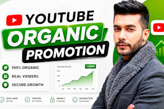do organic youtube video promotion for channel growth