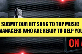 send your song to music managers who are looking for talents