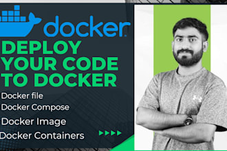 create docker file,dockercompose,docker images, container