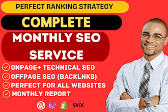 optimize website on page technical SEO services laravel, wordpress, wix, shopify