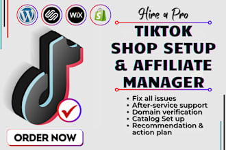 fix tiktok shop rejected listing, sync shopify cj, shop ads, affiliate outreach