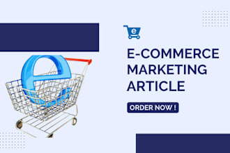 write SEO ecommerce marketing articles and blog posts