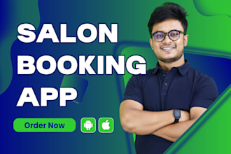 develop saloon booking app or website for your business