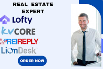 design a captivating website on real estate, kvcore, lofty, liondesk, reireply