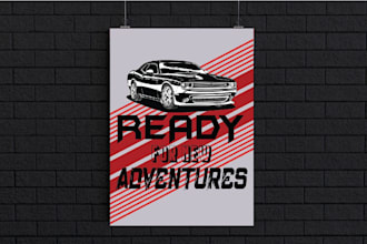 do typography poster and t shirt design