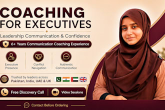 coach executives on leadership communication and executive presence