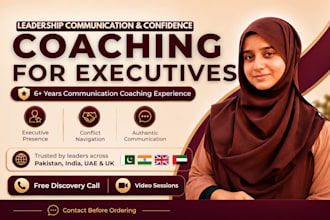 coach executives on leadership communication and executive presence