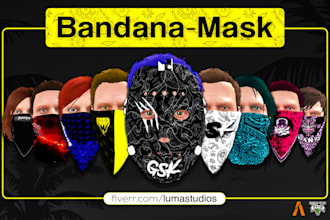 make custom gta clothes mask face bandana for fivem
