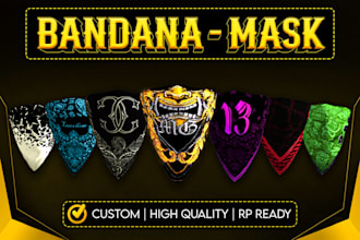 make custom fivem face bandana mask gta 5 roleplay