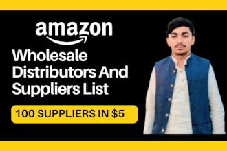 provide amazon wholesale suppliers and distributors list