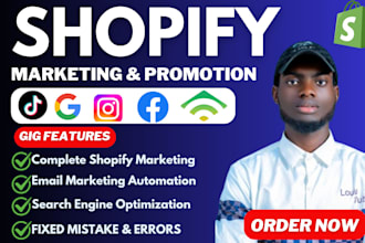 boost shopify sales, shopify dropshipping marketing, website promotion, manager