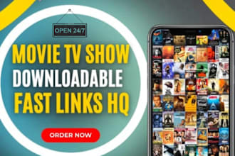 give find search edit movies TV shows series downloadable link