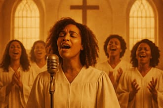 record female gospel vocals for worship and praise song