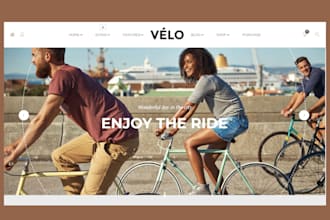 design bicycle shopify store bicycle accessories store bike, bicycle website