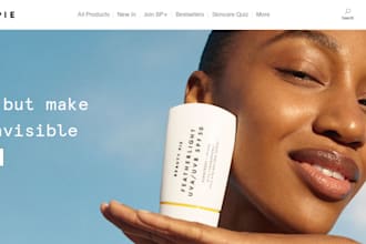 build private label cosmetics store skincare website cosmetic makeup spa website