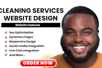 house cleaning website, office cleaning website, cleaning service website