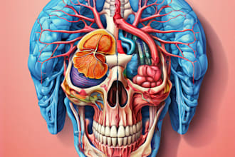 make highly customised medical and anatomy illustrations