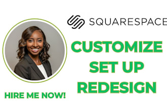 build responsive squarespace website design redesign squarespace online store